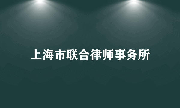 上海市联合律师事务所