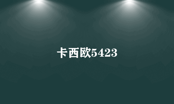 卡西欧5423