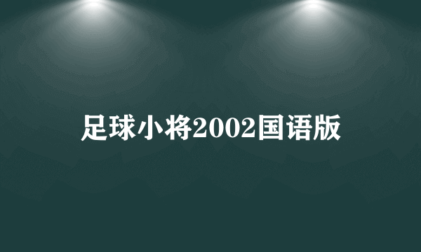 足球小将2002国语版