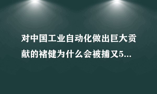 对中国工业自动化做出巨大贡献的褚健为什么会被捕又5次延迟庭审？