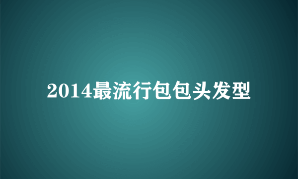 2014最流行包包头发型