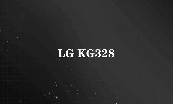 LG KG328