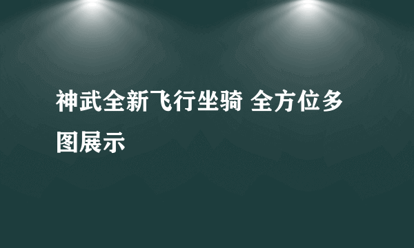 神武全新飞行坐骑 全方位多图展示