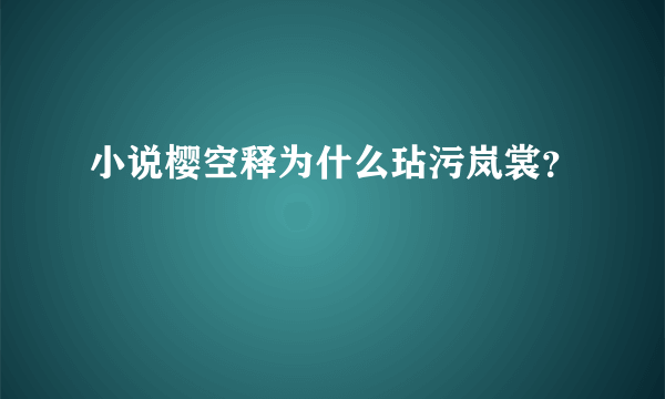 小说樱空释为什么玷污岚裳？