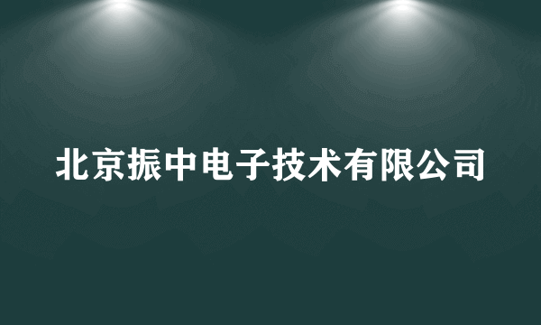 北京振中电子技术有限公司