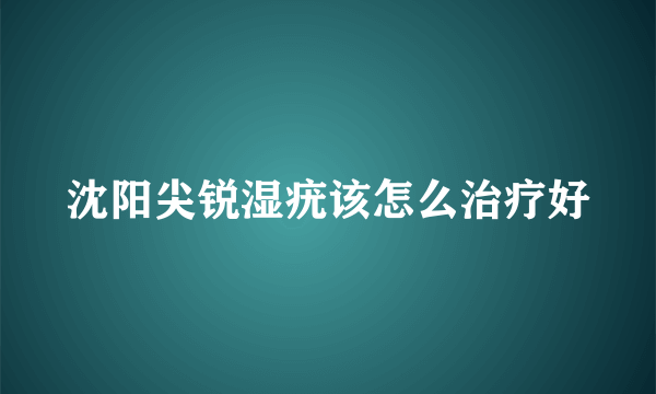 沈阳尖锐湿疣该怎么治疗好