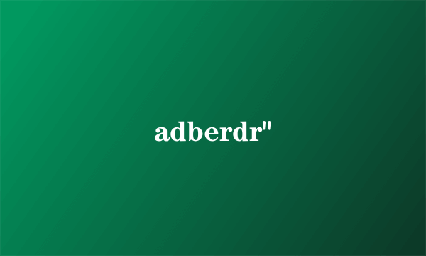 adberdr