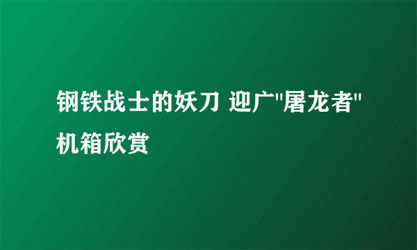 钢铁战士的妖刀 迎广