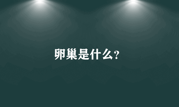 卵巢是什么？