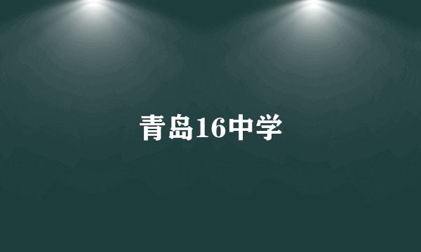 青岛16中学