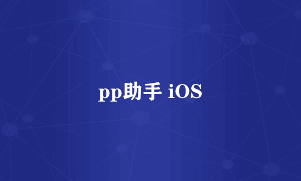 pp助手 iOS