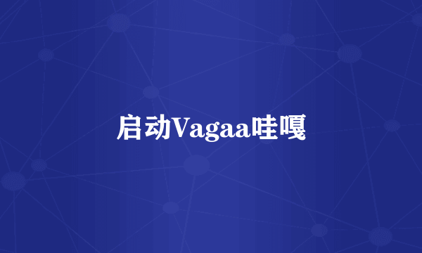 启动Vagaa哇嘎