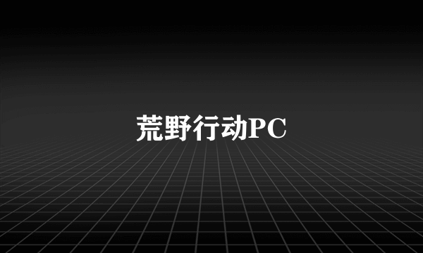 荒野行动PC