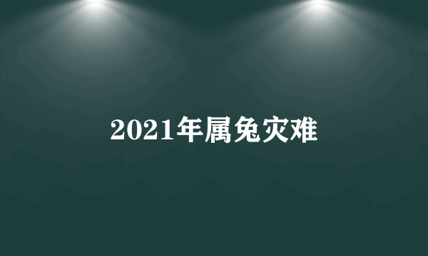 2021年属兔灾难