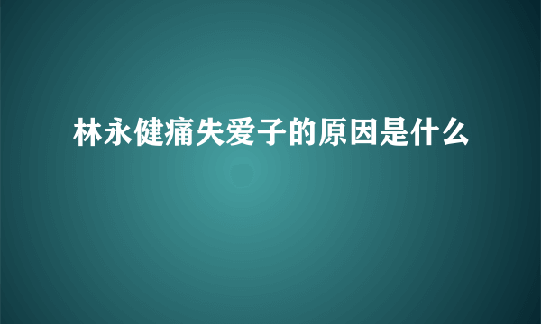 林永健痛失爱子的原因是什么