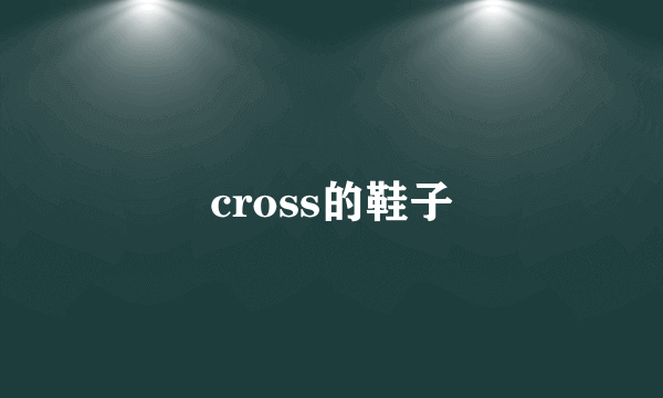 cross的鞋子